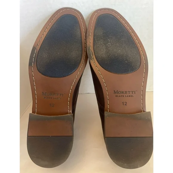 Moretti GlenShoes Black label Size 12 D Mens Leather Ankle  display picture 3